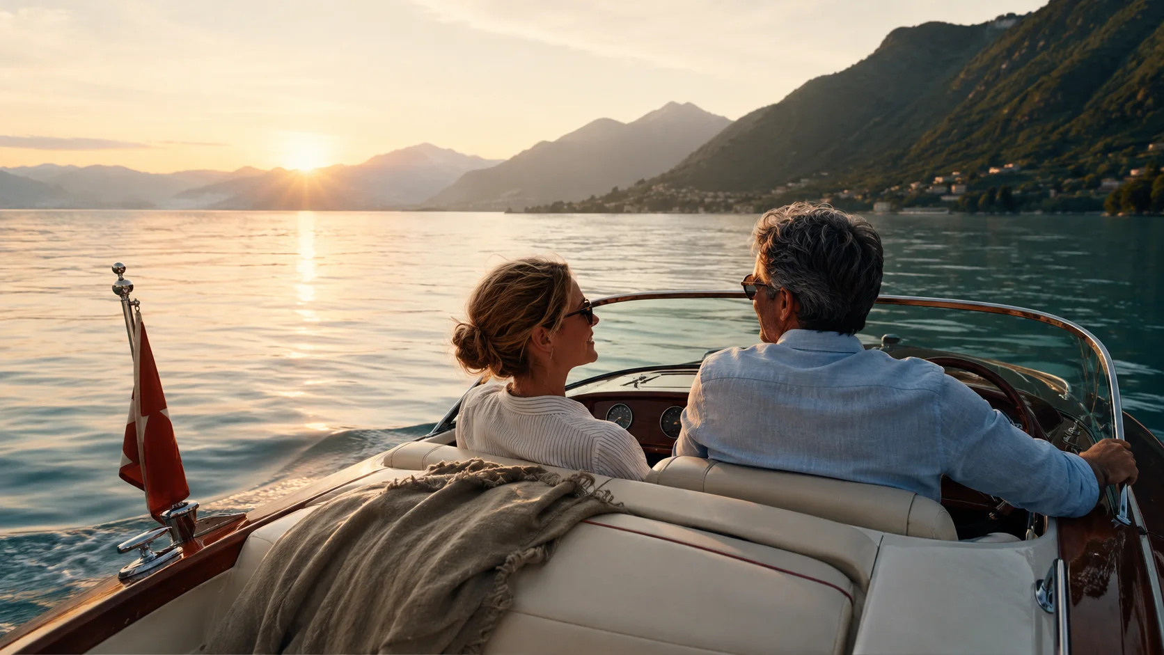 AUA sur un lac suisse