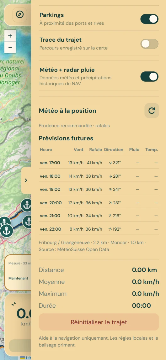 Météo AUA